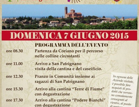 WINE TREKKING DOMENICA 7 GIUGNO 2015